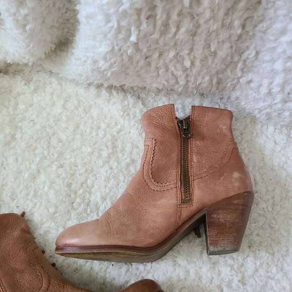 Sam Edelman Louie Fringe Western Soft Leather‎ Bootie Size 6.5 - Picture 7 of 8